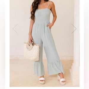 Pink Lily Cup of Sunshine Jumpsuit